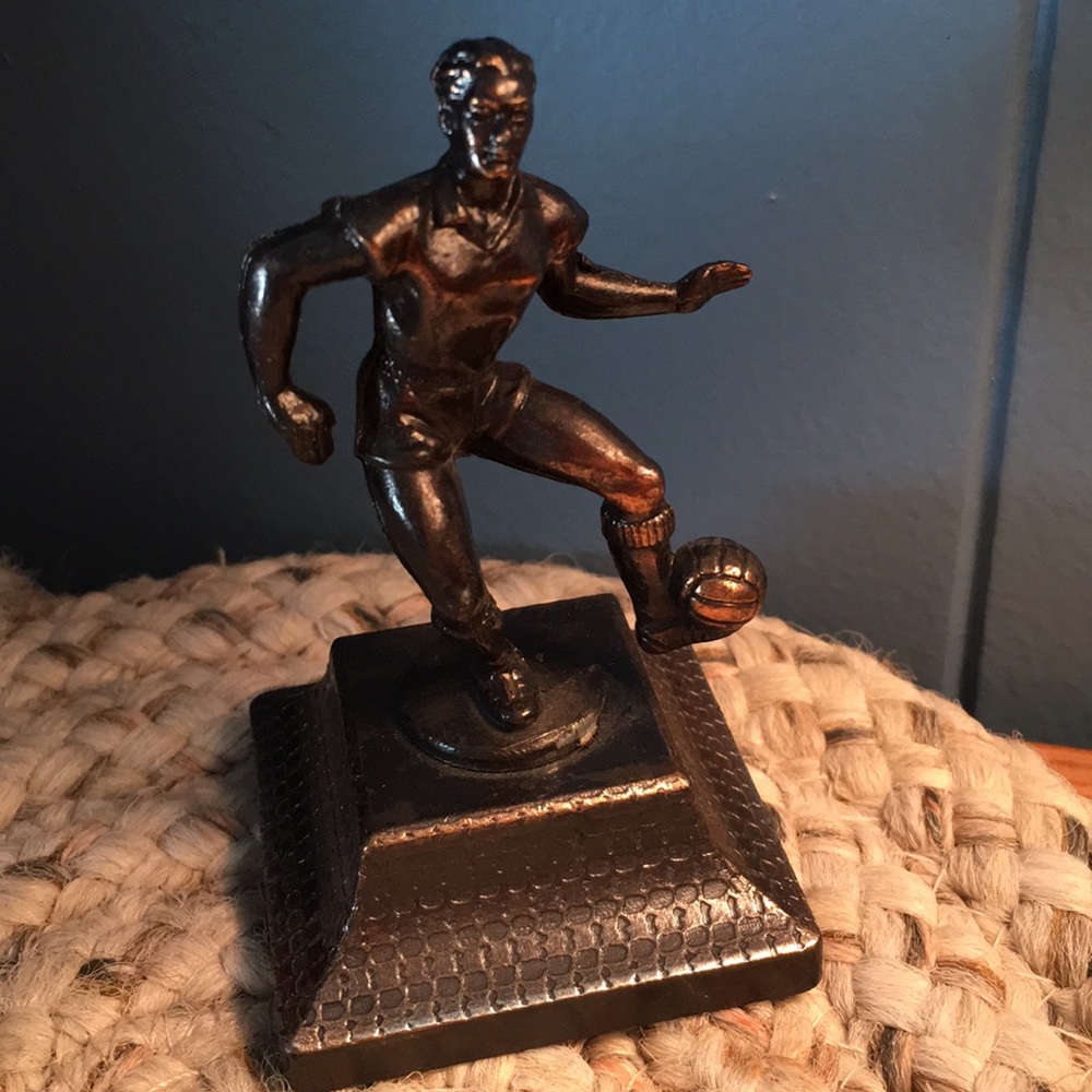 Miniature Die Cast Pencil sharpener soccer player